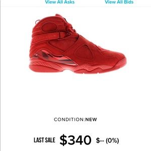 Women's Jordan Retro 8, VALENTINE'S DAY EDITION